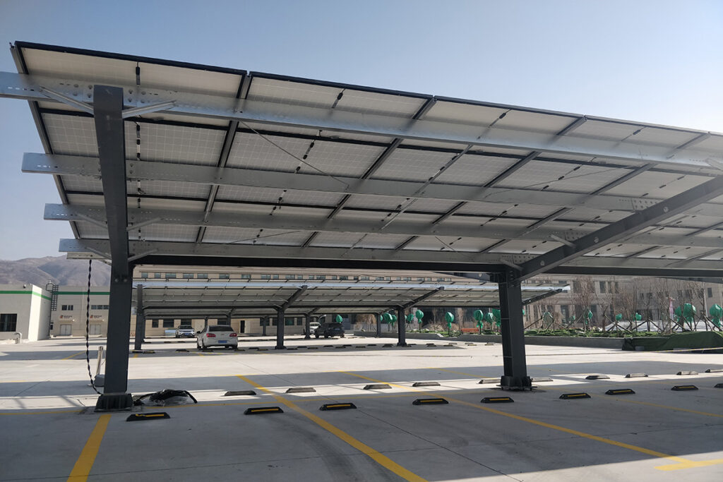 310kW off grid solar system case for carport