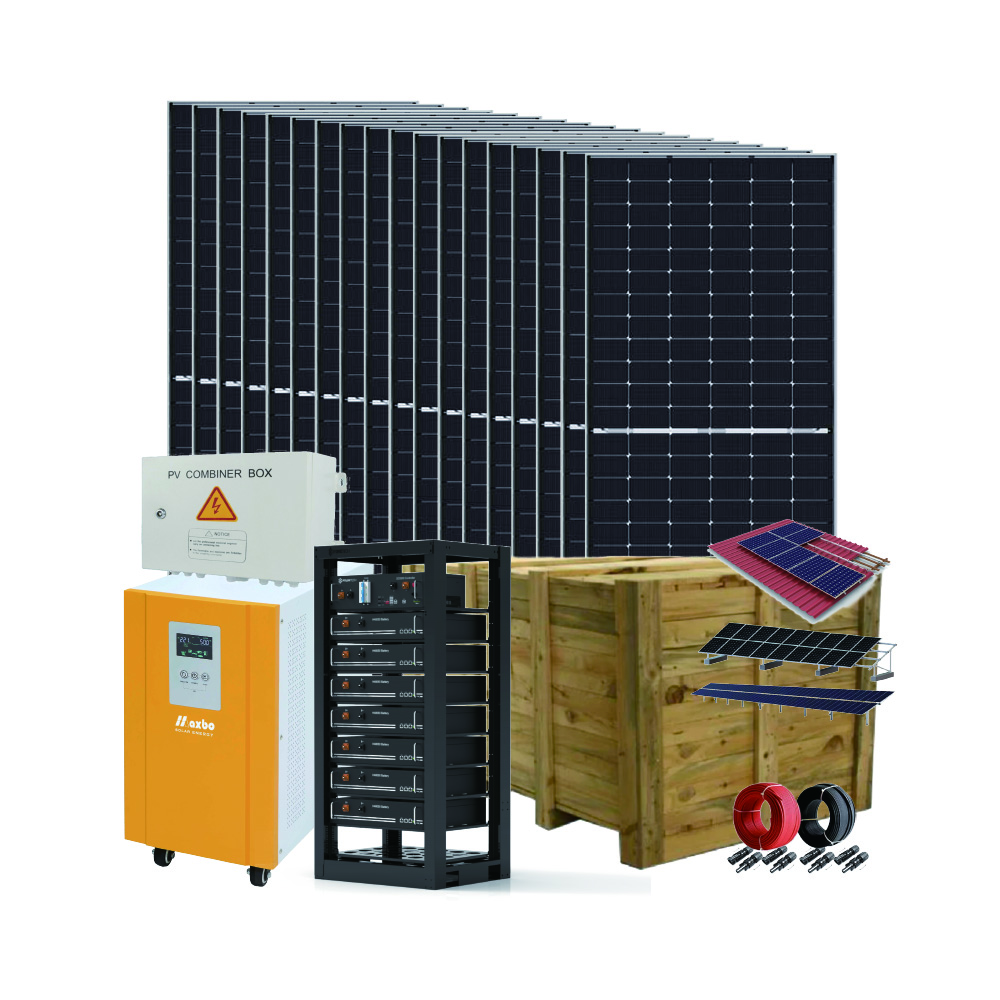 1. Maxbosolar 10kW Off-Grid Solar System Kit